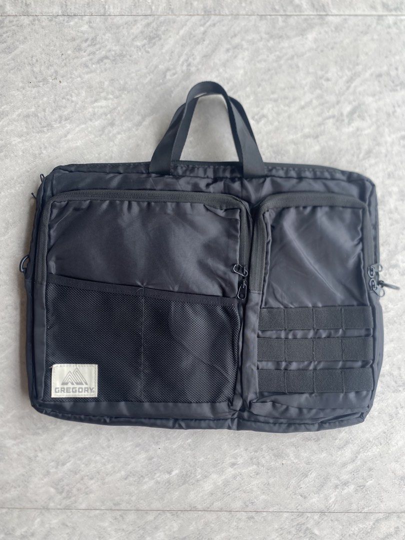 Gregory Multipocket Laptop Bag (Category: Laptops & Notebooks) located in San Jose del Monte. Submitted by edmarkvillanueva (Listing ID 1440284489, Image 1). Description: Length 12.5 Width 16 Authentic Flaws: missing shoulder lace only .