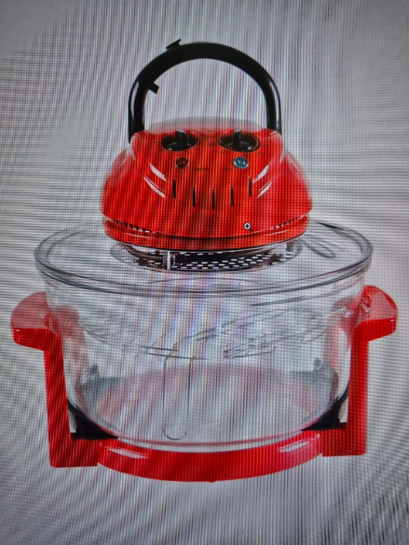 Hanabishi Turbo Broiler HTB-128 (Category: Cookware & Accessories) located in San Juan City. Submitted by leybri.ds (Listing ID 1440238829, Image 2). Description: -Tough tempered glass pot -Pilot lamp power and heat indicator -60 minute time with bell ring -Safety lock switch -Accessories: low rack, high rack, tong -Thermal fuse protected -Rated voltage: 230V -Rated frequency: 60Hz.