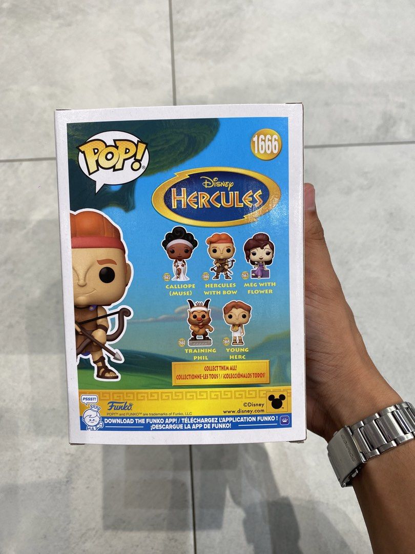Hercules Funko Pop! (Category: Figurines & Statues) located in Cebu City. Submitted by funkopapi (Listing ID 1440303235, Image 3). Description: Hercules with bow Funko Pop! Brand new, pristine condition.