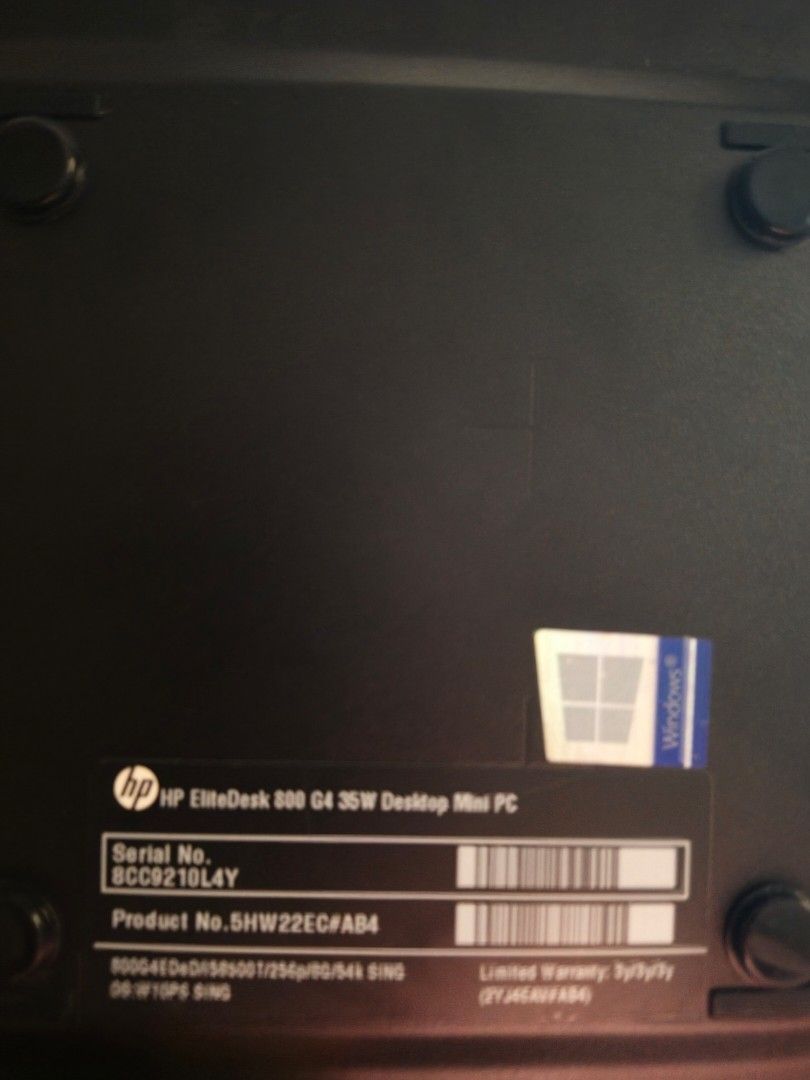 HP EliteDesk 800 G4 mini desktop pc466199482708807682