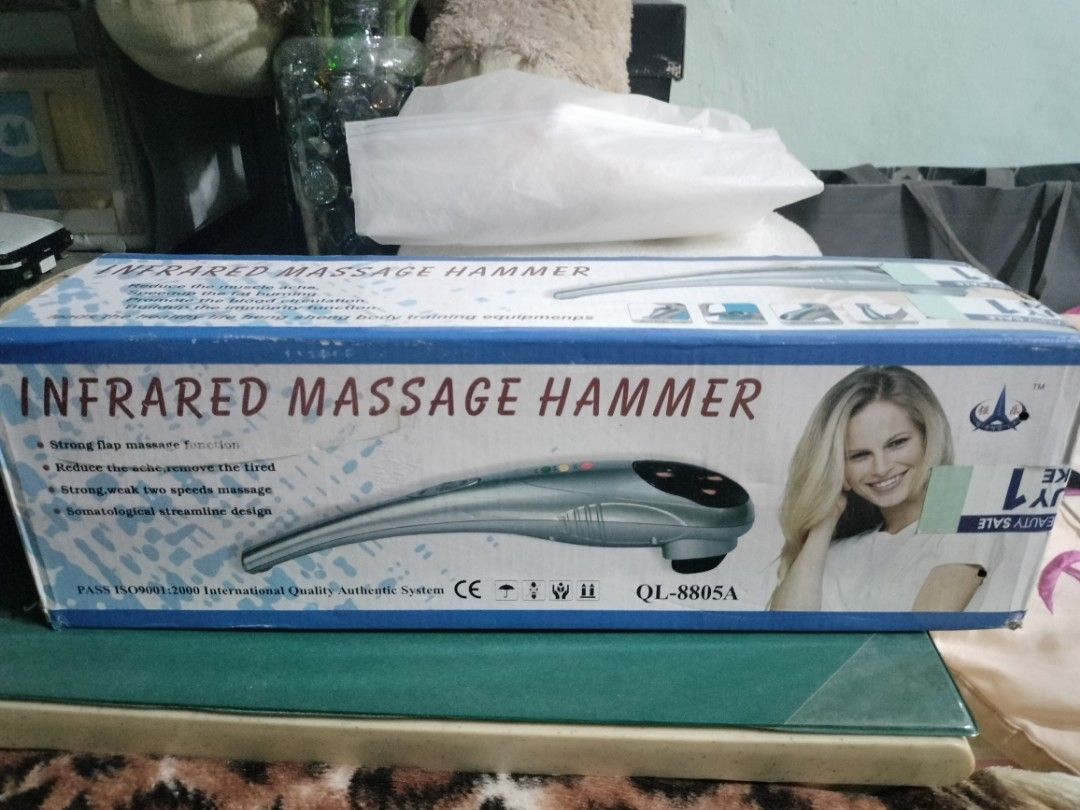 Infrared massage hammer (Category: Massage Devices) located in Cavite. Submitted by indigence (Listing ID 1440384485, Image 3). Description: - Infrared Massage Hammer - Helps relieve muscle tension and aches - Features infrared heat for soothing muscles - Ergonomic design for comfortable grip - Available -Bacoor Cavite.
