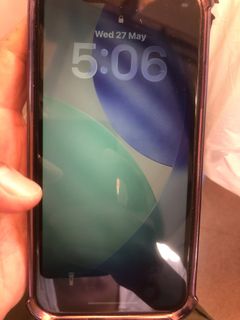 iPhone with case