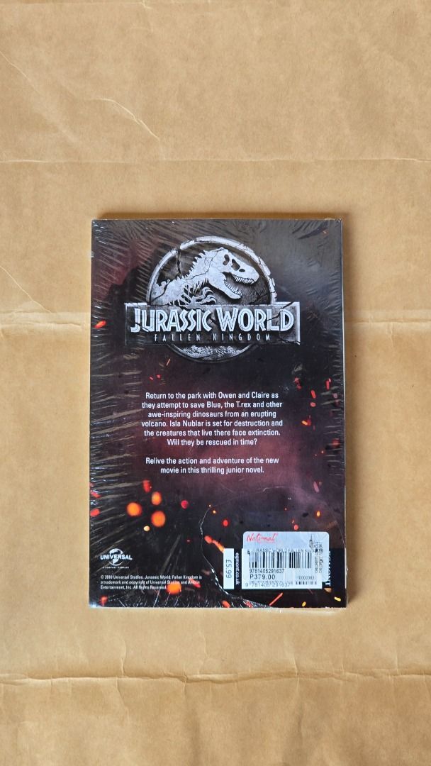 Jurassic World Fallen Kingdom book (Category: Storybooks) located in Cainta. Submitted by escapeartistph (Listing ID 1440207913, Image 2). Description: 📌 Bank Transfer or Gcash 📌 Within Cainta, Rizal, or Metro Manila 📌 No Meetup but delivery only via Lalamove/Grab/LB.
