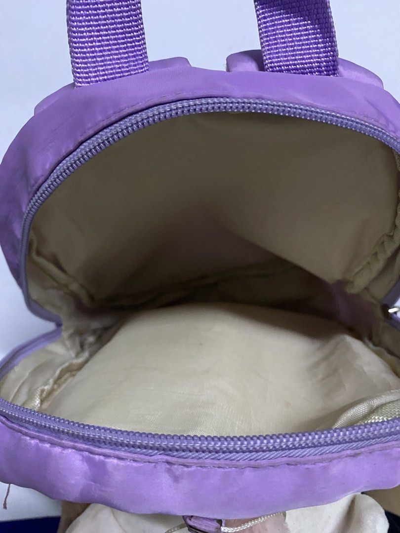 Kids Purple Unicorn Plush Backpack (Category: Backpacks) located in Caloocan City. Submitted by mamamo.to (Listing ID 1440380025, Image 3). Description: - Adorable purple backpack with a cute plush unicorn attached. - Main compartment with zipper closure. - Adjustable shoulder straps for a comfortable fit. - Perfect for toddlers and preschoolers. - Still in good, usable condition with plenty of adventures left ‼️NEED WASH Original price 380.