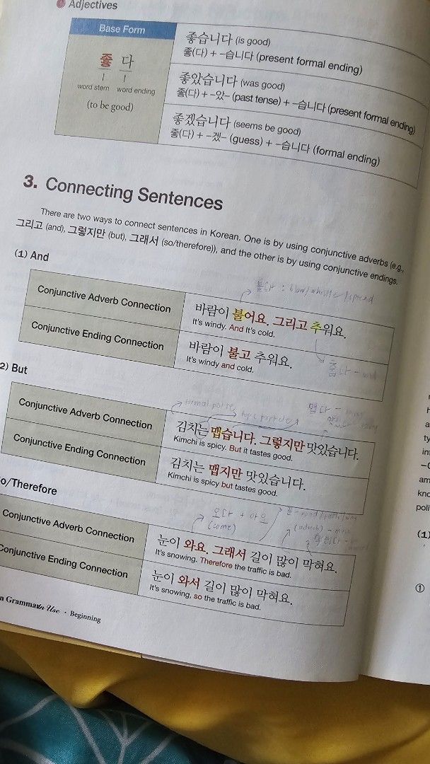 Korean Grammar In Use - Beginning (Category: Textbooks) located in Marikina City. Submitted by ellemighty1 (Listing ID 1440331829, Image 2). Description: - Korean Grammar In Use - Beginning textbook - Ideal for beginners learning Korean - Covers fundamental grammar concepts - Practical examples and explanations Well used, with pencil marks on few pages (erasable).