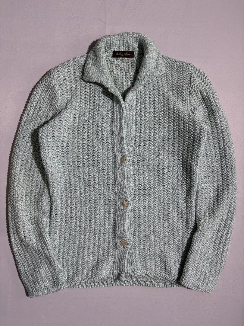 LORO PIANA Knitted Cardigan (Category: Coats, Jackets and Outerwear) located in Baguio. Submitted by viibodegaaa (Listing ID 1440337741, Image 1). Description: Item: LORO PIANA Knitted Cardigan Size: 46 Width: 19’ Length: 25.5’ Shoulder: 15’ Sleeve: 25.5’ Condition: excellent - new Price: 14880 .