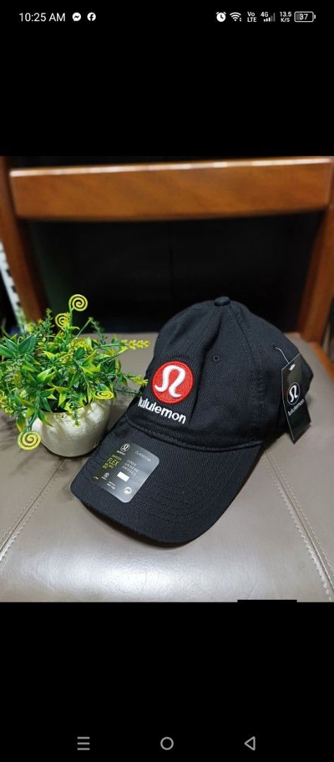 Lululemon Black Baseball Cap (Category: Caps & Hats) located in Digos. Submitted by chihanu (Listing ID 1440339951, Image 1). Description: - Brand new Lululemon cap - Classic black color - Features Lululemon logo on the front - Comes with original tags attached - Ideal for everyday wear and workouts - Simple and timeless design.