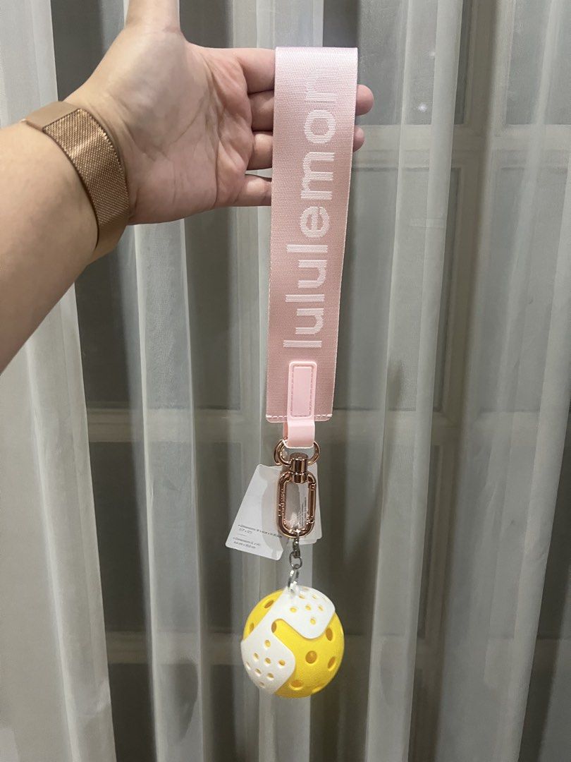 Lululemon Never Lost Keychain in Pink pearl (Category: Other Accessories) located in Quezon City. Submitted by worldofC (Listing ID 1440205307, Image 2). Description: Brand new and authentic On hand.