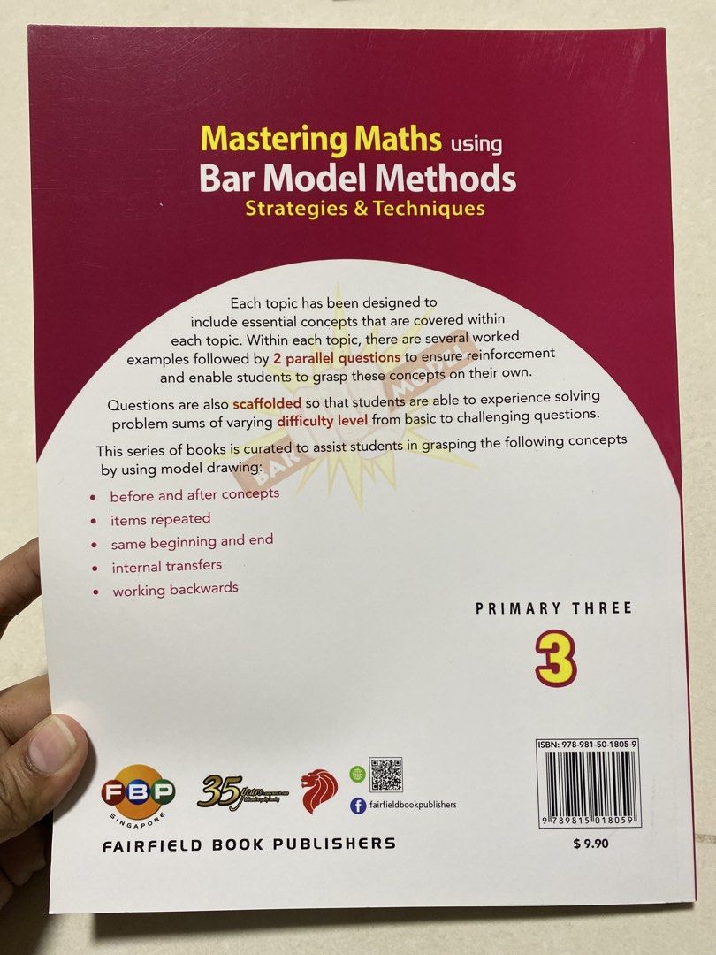 Mastering Maths Bar Model Methods Primary 3 Workbook, Hobbies & Toys ...