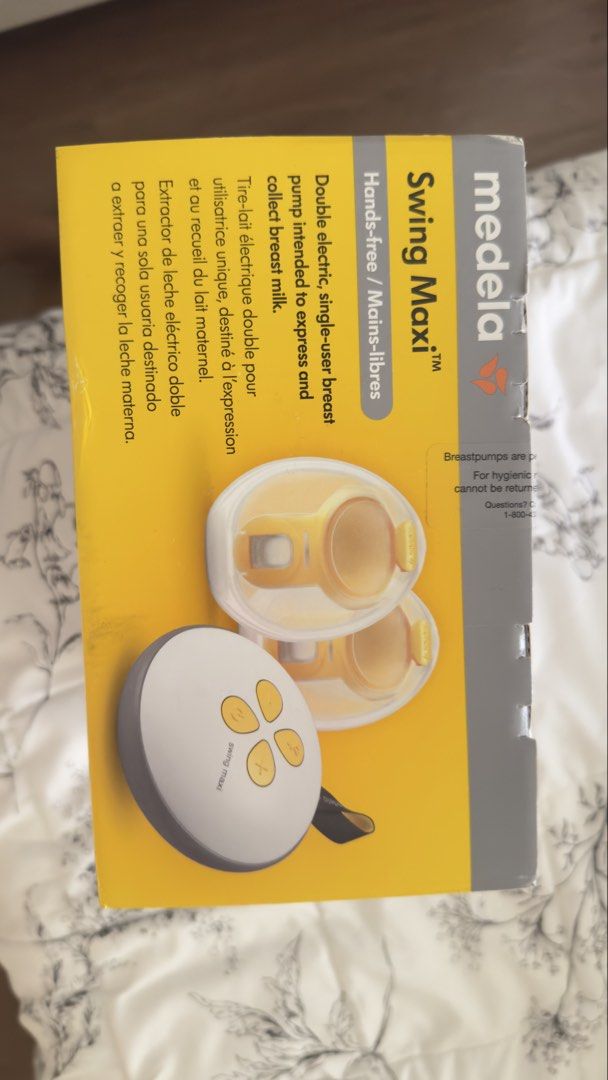 Medela Swing Maxi Double Electric Breast Pump (Category: Breastfeeding & Bottle Feeding) located in Manila. Submitted by jemvpenaverde0114 (Listing ID 1440288180, Image 1). Description: - Medela Swing Maxi double electric breast pump - Hands-free and single-user - Ideal for expressing and collecting breast milk - Includes all components shown in pictures - Easy to assemble and clean - Comes with a lanyard for mobility - Perfect for busy moms on t