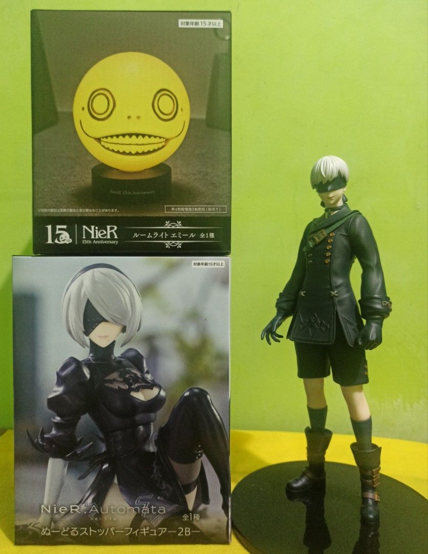 NieR Automata 2B & 9S Figures & Emil Room Light (Category: Figurines & Statues) located in Pasig City. Submitted by soulscyther (Listing ID 1440311499, Image 2). Description: ✨Taito NieR 15th Anniversary Emil Room Light - ❌SOLD OUT❌ ✨FuRyu NieR Automata 2B Noodle Stopper - ₱1.3k ✨Kuji Prize B Nier Broadcast Commemoration 9S - ₱2k 🔸💯 authentic & brand new 🔸from the videogame series NieR Replicant/Automata ON-HAND ITEMS ❗RARE FIGURES❗ 💳 Open to