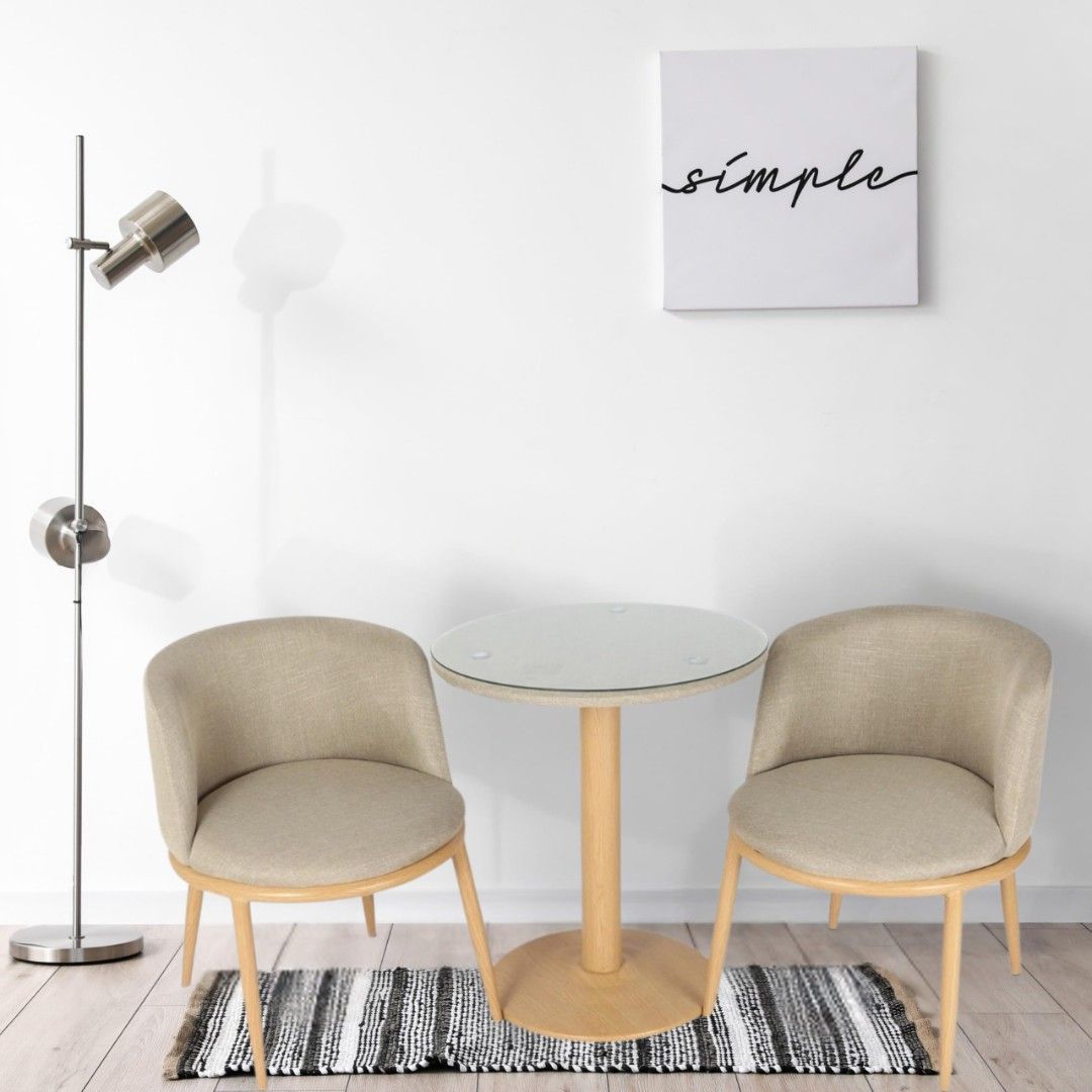 Nordic Coffee Table and Chair Set (Category: Tables & Sets) located in Valenzuela. Submitted by jhagonzales (Listing ID 1440301904, Image 1). Description: .