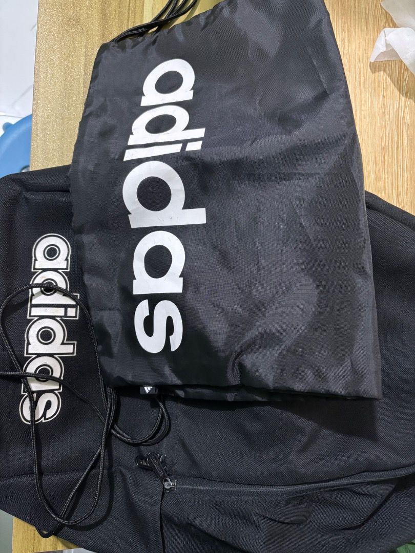 Original Adidas Backpack and Drawstring (Category: Backpacks) located in Quezon City. Submitted by rms699 (Listing ID 1440204164, Image 1). Description: .