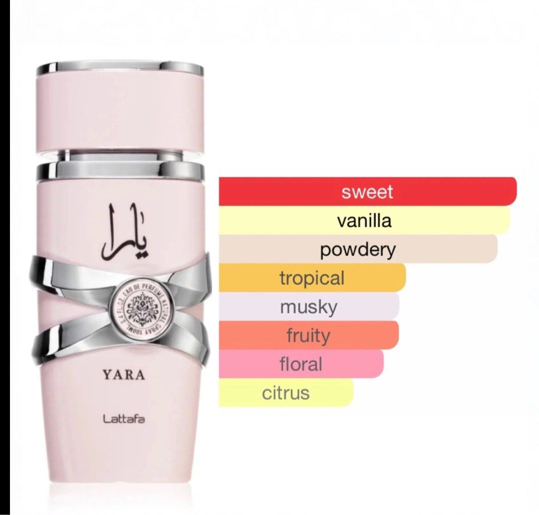 ORIGINAL Lattafa Yara Eau de Parfum 100ml (Category: Fragrance & Deodorants) located in Dasmarinas. Submitted by cassieeeieeiee (Listing ID 1440360681, Image 2). Description: Open for Pasabuy🌸 Lataffa Yara Perfume Delina Dupe Country of Origin: Qatar 🇶🇦 Pm for Details ETA: second week of June - Includes original box - Ideal for everyday wear or special occasions and lasts up to 5-8 hours on the skin and 10 hours on the clothes.