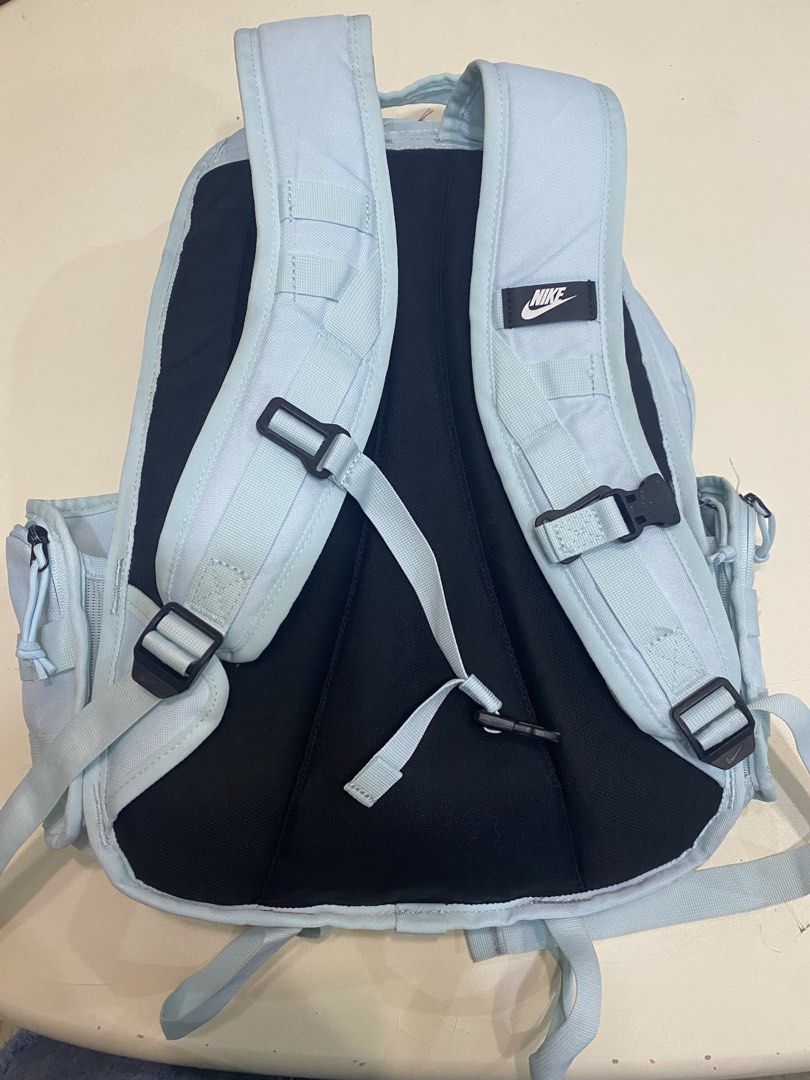 Original Nike rpm Backpack Light Blue Utility Backpack (Category: Backpacks) located in Manila. Submitted by safehorse-7075 (Listing ID 1440341882, Image 2). Description: - Light blue rpm Nike backpack -lightly used - Multiple straps and pockets for excellent organization - Durable material built to last - Ideal for school, work, or everyday adventures.