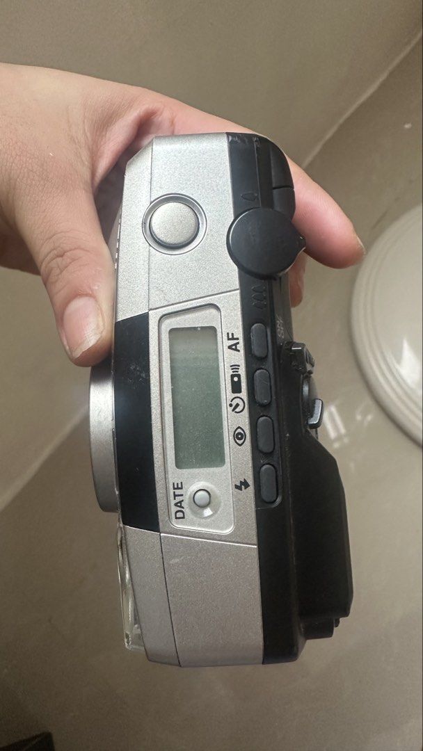 Pentax Espio 125M 35mm Film Camera (Category: Cameras) located in Cavite. Submitted by eychteee (Listing ID 1440240970, Image 3). Description: - Pentax Espio 125M film camera - 38mm-125mm zoom lens - Autofocus capability - Date function included - Built-in flash - Ideal for film photography enthusiasts.