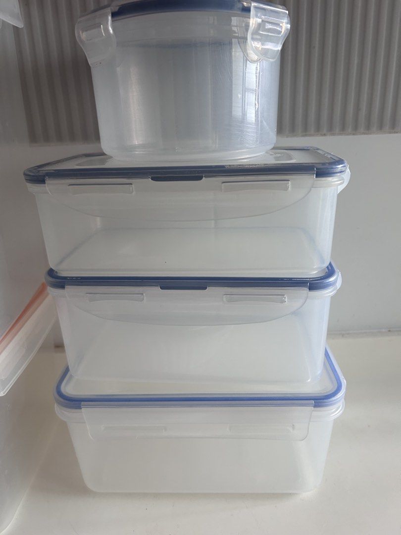 Plastic Storage Containers: 7 Pieces465455677755238401