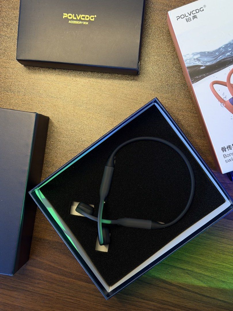 POLVCDG X16 wireless bone conduction headset (Category: Earphones) located in Bacolod City. Submitted by BWMCAROUSEL (Listing ID 1440264367, Image 2). Description: POLVCDG X16 wireless bone conduction headset,.