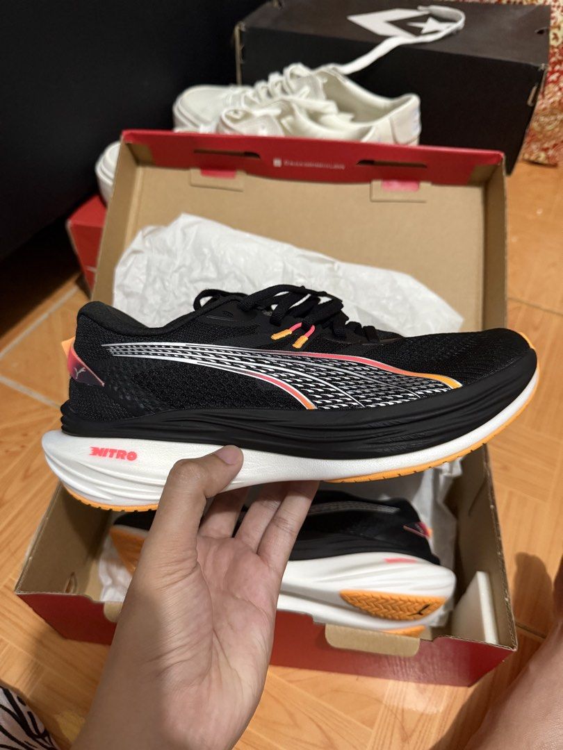 Puma Deviate Nitro 3 Size 8 Womens (Category: Sneakers) located in Caloocan City. Submitted by declutteruss (Listing ID 1440366632, Image 1). Description: Brand new and authentic Size 8 US WMNS / 5.5 UK / 24.5 CM Slightly nego Meet up at SM Fairview or Ayala, Makati by schedule.