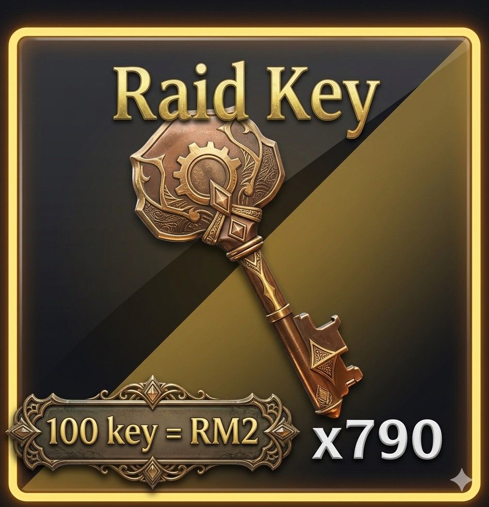 Raid Key (Category: In-Game Products) located in Kuala Lumpur. Submitted by athelius_crystal (Listing ID 1440335031, Image 1). Description: - pm me if interested - only accept TNG.