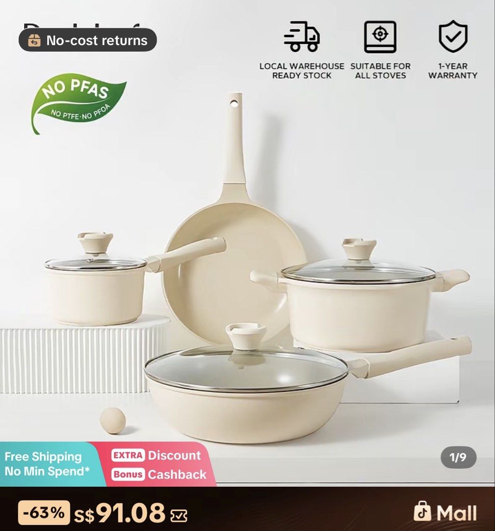 redchef 7 pieces cookware kitchen set465804406776156160