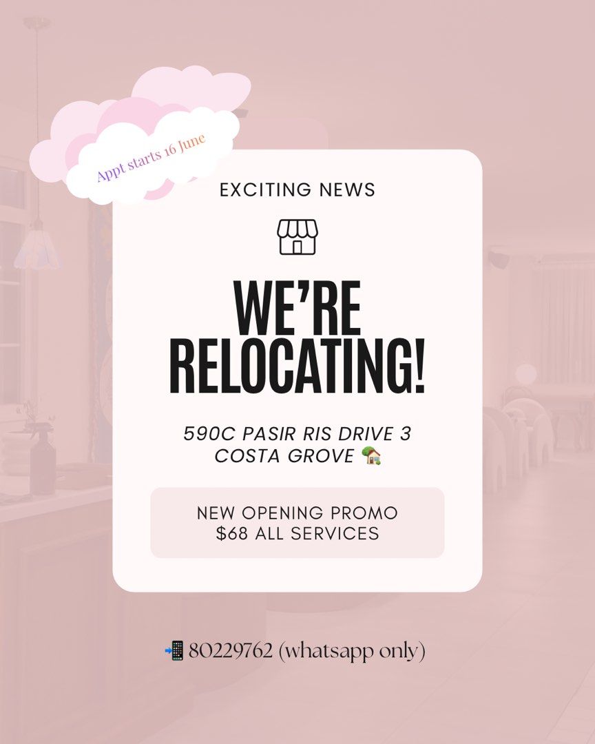 Relocation Lash Services (Category: Beauty & Health Services) located in Singapore. Submitted by thecozywink (Listing ID 1440263071, Image 1). Description: .