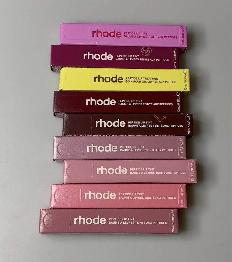 Rhode Peptide Lip Tint (Category: Makeup) located in Bulacan. Submitted by shopwithme_23 (Listing ID 1440366193, Image 3). Description: Note: kindly message me thru SMS ‘cause I reached my quota reply here 💯authentic (money back guaranteed if proven fake) ✅with box Shades available: Sweet Pea Pretzel Jelly Bean Raspberry Espresso Arriving: PBJ Toast Salty Tan .