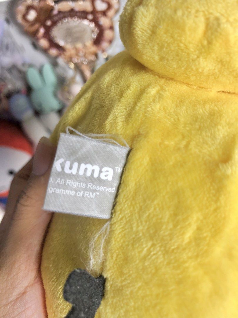 Rilakkuma Kiiroitori Chick Plush Toy (Category: Plushies & Soft Toys) located in Caloocan City. Submitted by rujiyosan (Listing ID 1440199897, Image 3). Description: - Super cute and squishy Kiiroitori chick plush toy - From the popular Rilakkuma series - Features Kiiroitori's signature yellow, round body - Adorable black eyes and orange beak - Ideal for collectors and fans of stuffed animals - A great addition to any plush collection.