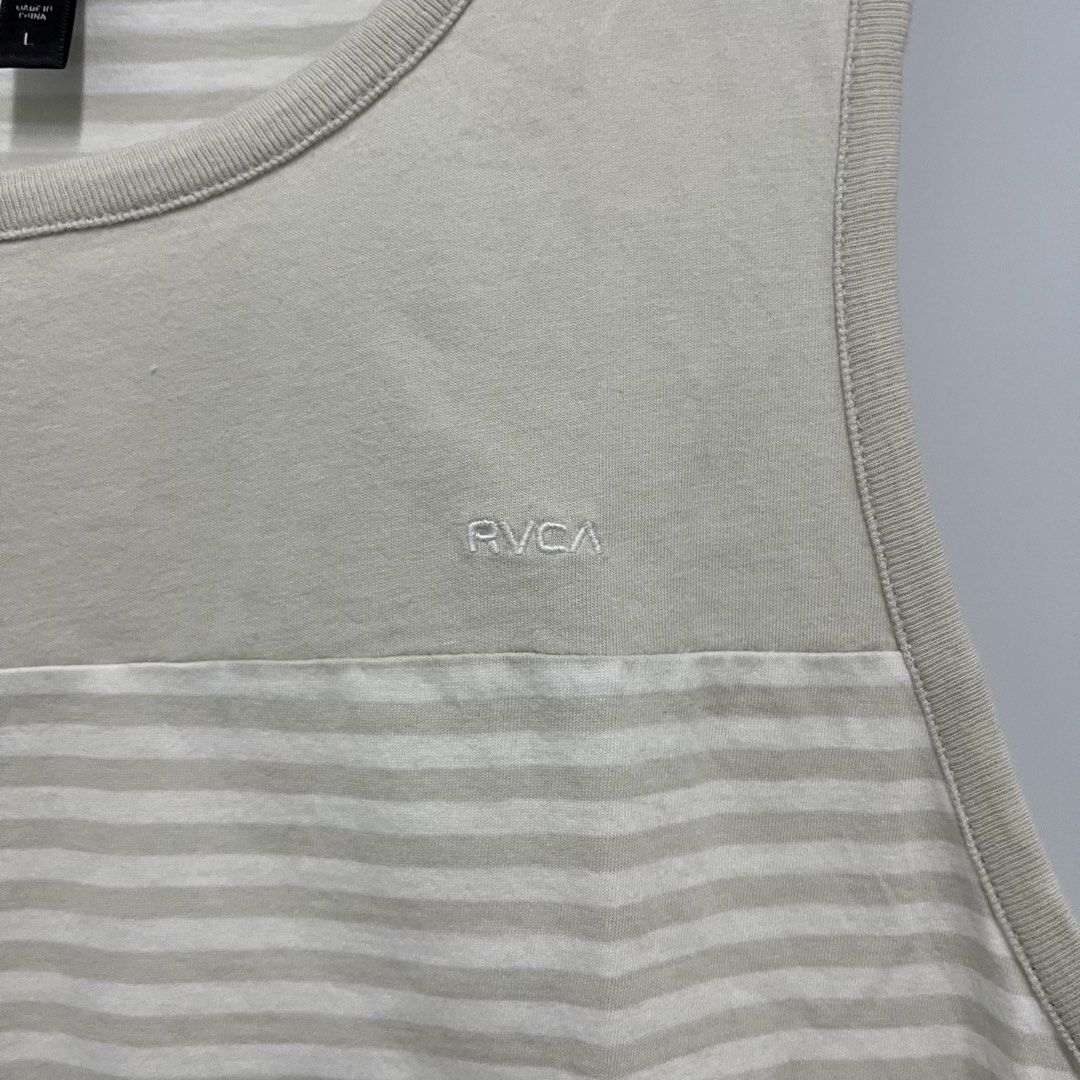 RVCA - Striped Tank Top (Category: Activewear) located in Batangas. Submitted by wornwear.ph (Listing ID 1440364801, Image 3). Description: RVCA - Striped Tank Top Large Width 21 inches Length 29” Excellent condition 480 only! .
