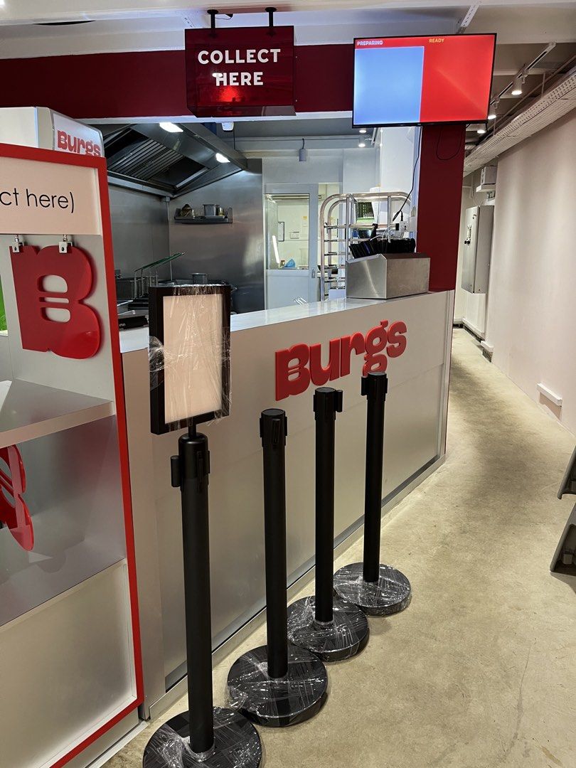 sales! premium stackable queue poles (Category: Everything Else) located in Singapore. Submitted by the_party_equipments (Listing ID 1440326973, Image 1). Description: Direct from Warehouse sales!! All come ready fix!! Unlike online !! - peace of mind from damages and issues . Ready to use , no fixing !!! We supply to kfc, food establishments, event companies , construction site and many more!! Standard queue pole - $26.00 (economical) - 2m red b