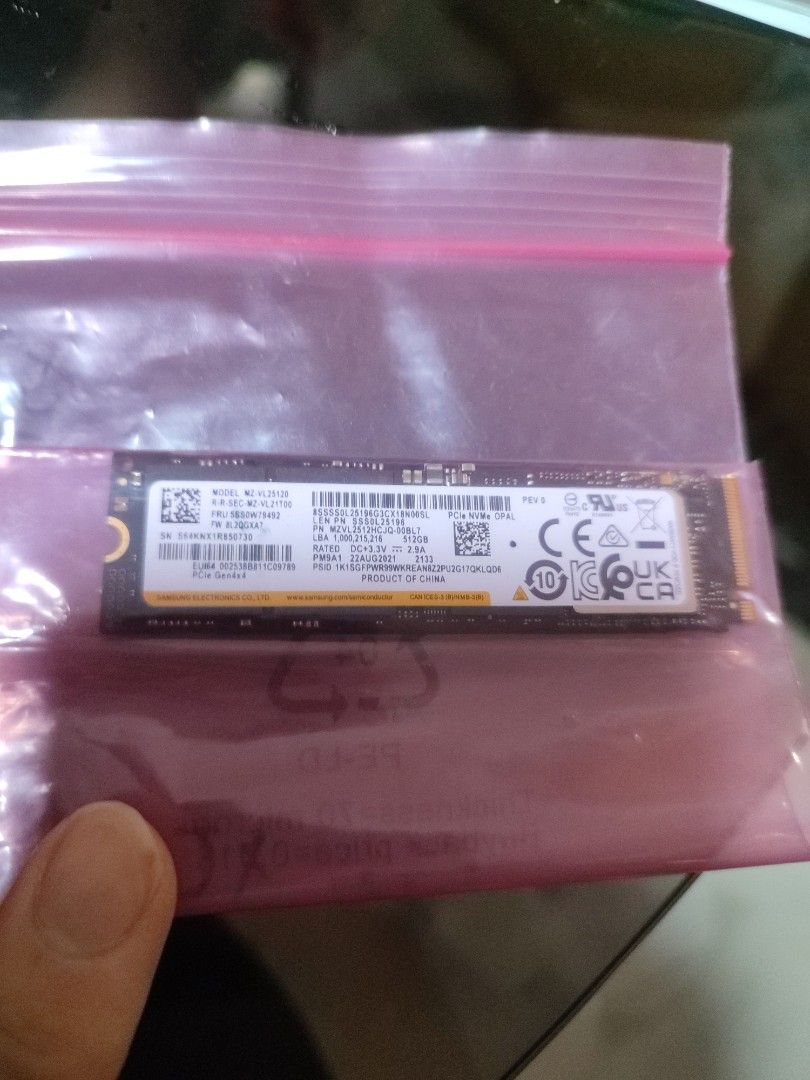Samsung PM9A1a 512GB465856932568770561