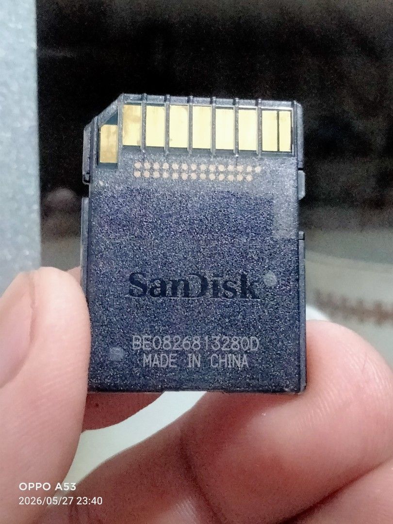 SanDisk Ultra II 2GB SD Card (Category: Memory & SD Cards) located in Binan City. Submitted by rpute (Listing ID 1440360260, Image 3). Description: - SanDisk Ultra II SD Card - 2GB Storage Capacity - 15 MB/s Read Speed - Reliable for cameras, music players, and other gadgets - Tested and working 🚚 Delivery: Lalamove | J&T | LBC (Nationwide) 💳 Payment: GCash / Cash (payment first priority) ⚠️ Disclaimer: This is a pre-loved item, expect minor si