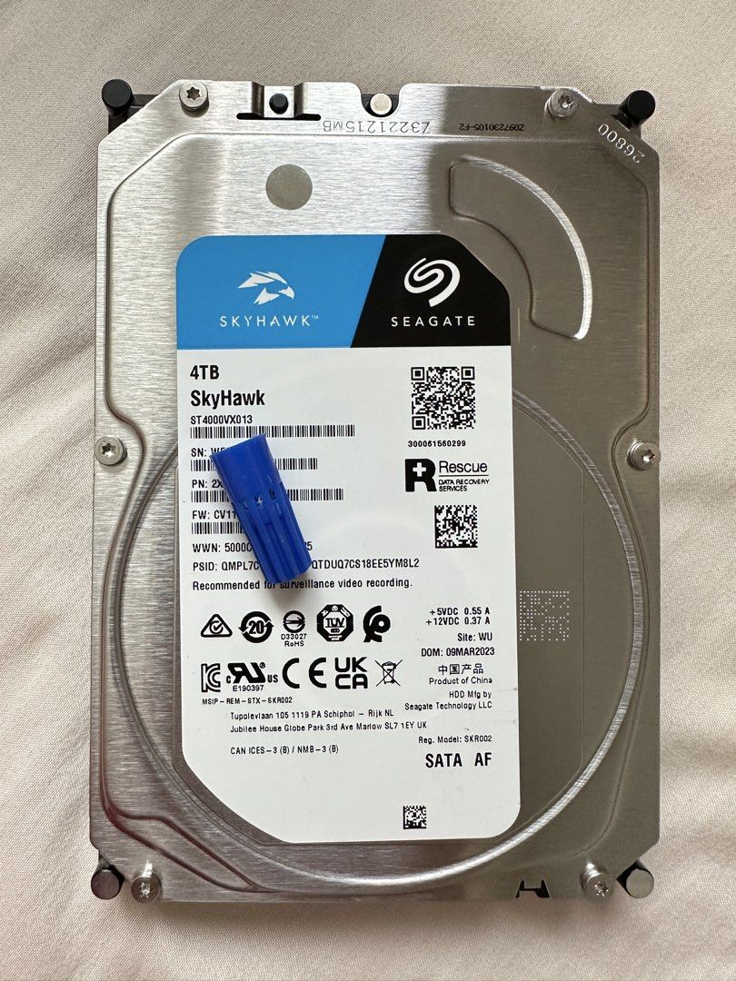 Seagate SkyHawk 4TB Internal Hard Drive465404873525186560