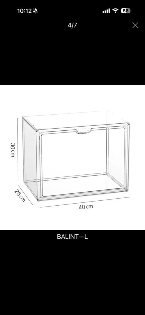 Stackable Clear Plastic Storage Boxes - L Size465443939933245441