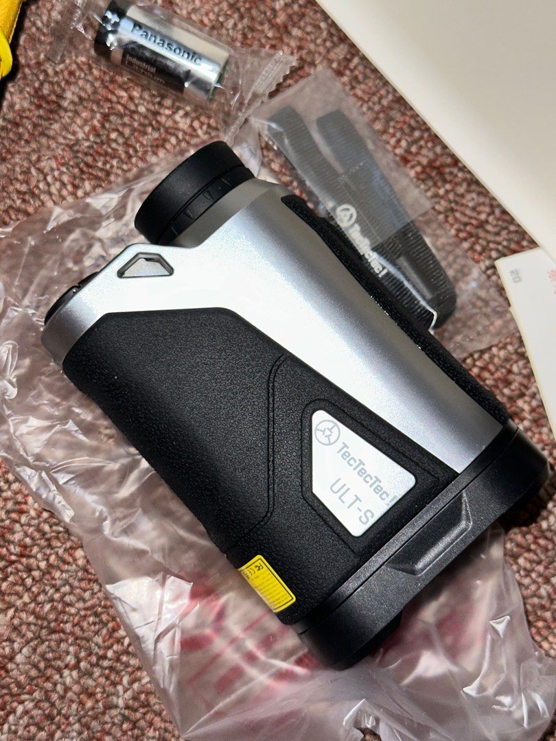 TecTecTec Golf Range ULT-S Rangefinder (Category: Golf) located in Angeles City. Submitted by sageandolive (Listing ID 1440372980, Image 2). Description: - range up to 1000 yards - pin lock: up to 450 yards - speed: around 0.3 seconds reading - feature: optical image stabilization (OIS) - helps if your hands shake - vibration when you lock into the flag - slope mode (can turn off for tournaments) - accuracy: about ±1 yard - original price: $369.9