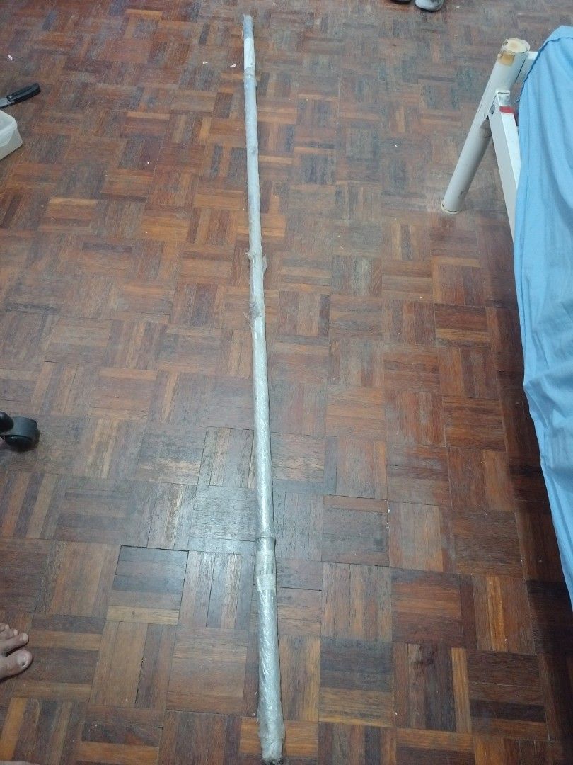 Telescopic Pole 2.0M - Extendable Rod (Category: Hiking & Camping) located in Singapore. Submitted by vermasatya50671 (Listing ID 1440236067, Image 1). Description: Selling a 2.0M telescopic pole, perfect for various uses. It's extendable and comes in a silver finish..