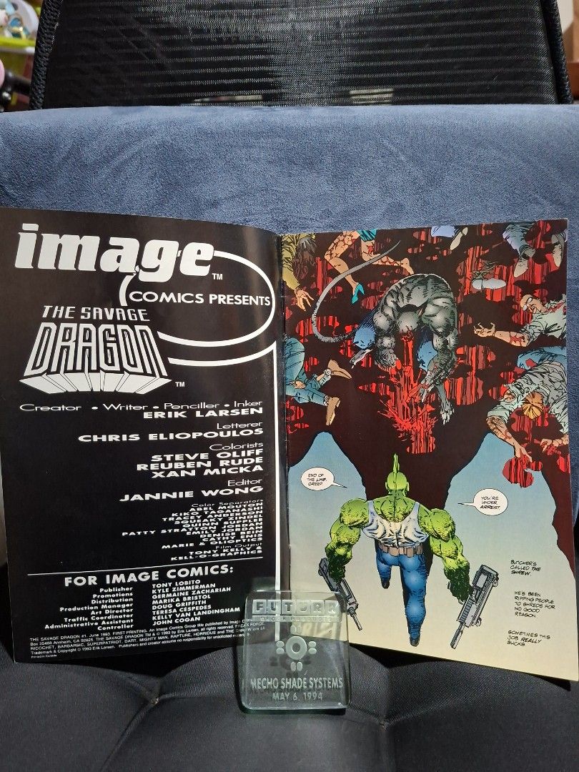 The Savage Dragon Issue #1 - Image Comics (Category: Comics & Manga) located in Manila. Submitted by crujones (Listing ID 1440375829, Image 3). Description: - Savage Dragon Comic Book Issue #1 - Published by Image Comics (June 1993) - Artwork by Erik Larsen - Features the first appearance of the Savage Dragon character - Essential for any comic book collector Selling Price: Php500 Meet up: Starbucks- The Grove, Pasig City along C5 Delivery: Via L