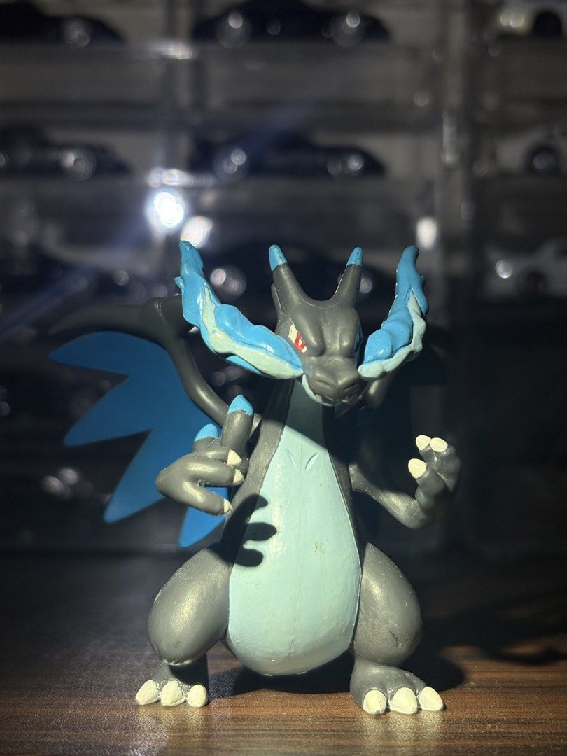 Tomy Pokemon Mega Charizard X Moncole SP (Category: Figurines & Statues) located in Manila. Submitted by zo.csi (Listing ID 1440357964, Image 1). Description: Tomy Mega Charizard X - Size comparable to a 9V battery - Shown with Gengar figure for scale - Officially licensed by Nintendo/Pokemon can send more vids imus and bacoor cavite loc .