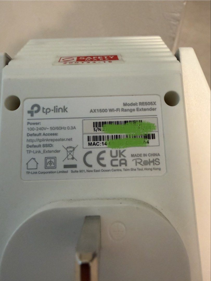 TP-Link WiFi Range Extender RE505X465519371806330881