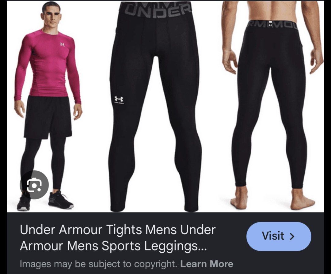 Under Armour Men’s Compression Tights (Category: Activewear) located in Dipolog. Submitted by krstnagnis98 (Listing ID 1440345696, Image 1). Description: Under Armoùr Compression Tights Good as New Size Large 32-36” 38” No any issue ❌ Baka may naghahanap? 480 shipped 🏷️ Pm..