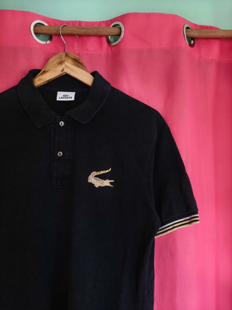 Vintage Lacoste Polo Shirt (Category: Tshirts & Polo Shirts ) located in Toledo. Submitted by goldendogs (Listing ID 1440275020, Image 2). Description: Vintage Lacoste Polo Shirt Excellent condition 9.3/10 Color rate No flaws Size 4 Authentic Medium - Small 27 Length | 21 Width Dm 📩.