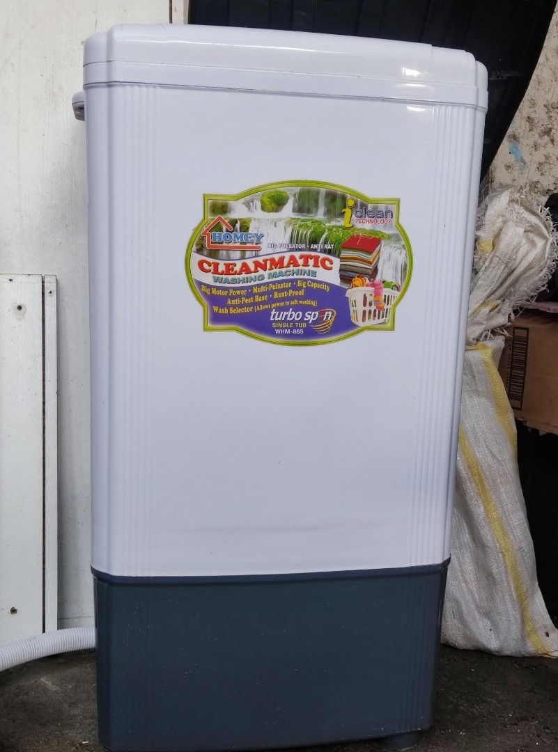 Washing Machine (Category: Washing Machines and Dryers) located in Manila. Submitted by icadeie24 (Listing ID 1440290706, Image 1). Description: 3x used. hook for water is broken, just this one. all in all functional..