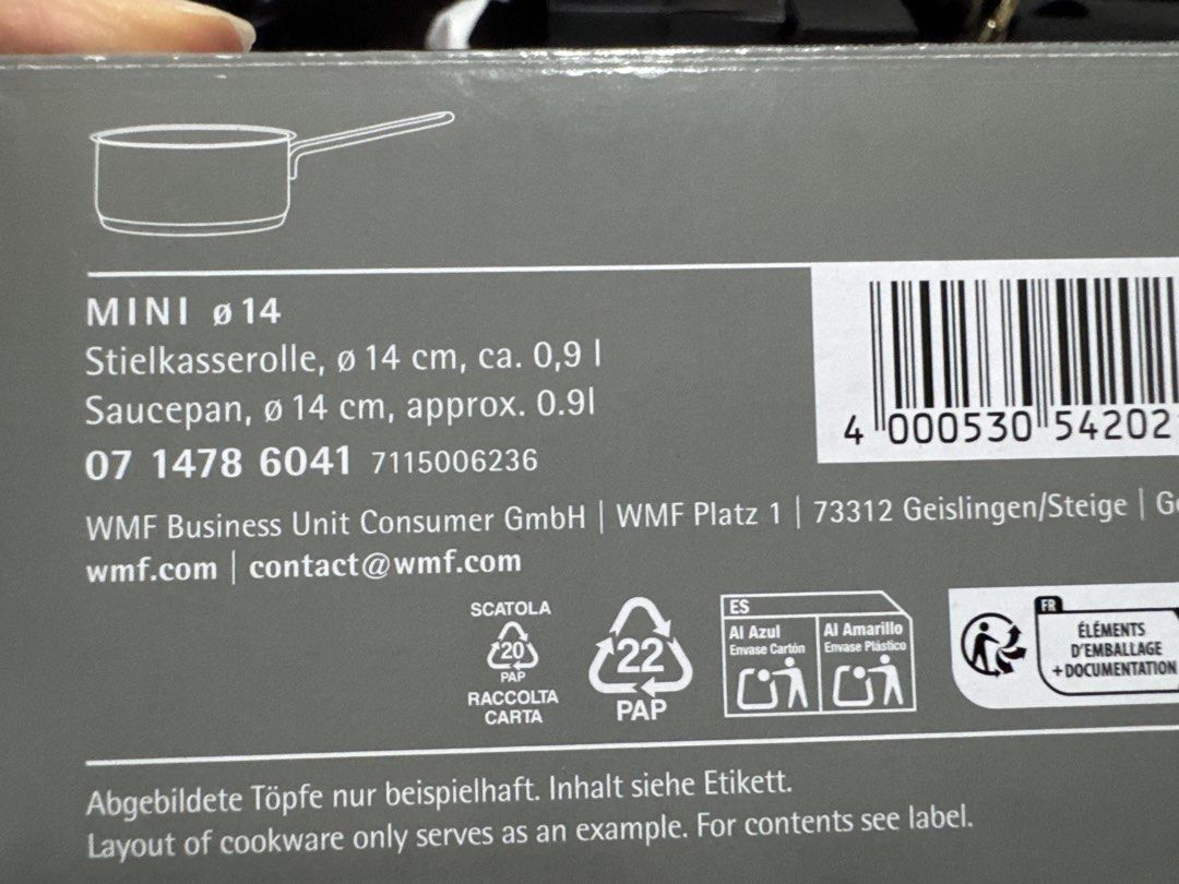 WMF Saucepan 14cm465460246558822401