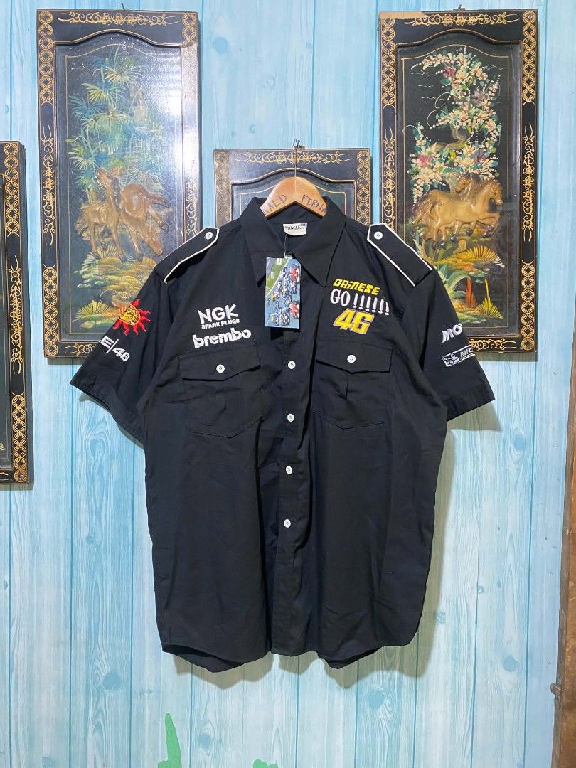 Yamaha Racing Shirt Valentino Rossi 46 Dainese Motul (Category: Tshirts & Polo Shirts ) located in Kapalong. Submitted by og_archives (Listing ID 1440196648, Image 1). Description: YAMAHA Racing polo shirt (dead stock) Brandnew w/hangtag No issue Size XXL Dimes W24 L32 2000 or best offer🙌🏼.