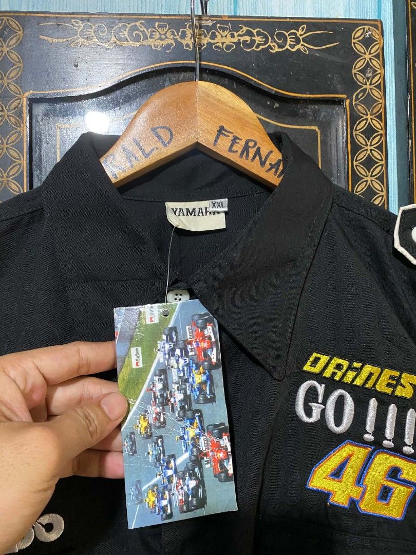 Yamaha Racing Shirt Valentino Rossi 46 Dainese Motul (Category: Tshirts & Polo Shirts ) located in Kapalong. Submitted by og_archives (Listing ID 1440196648, Image 2). Description: YAMAHA Racing polo shirt (dead stock) Brandnew w/hangtag No issue Size XXL Dimes W24 L32 2000 or best offer🙌🏼.