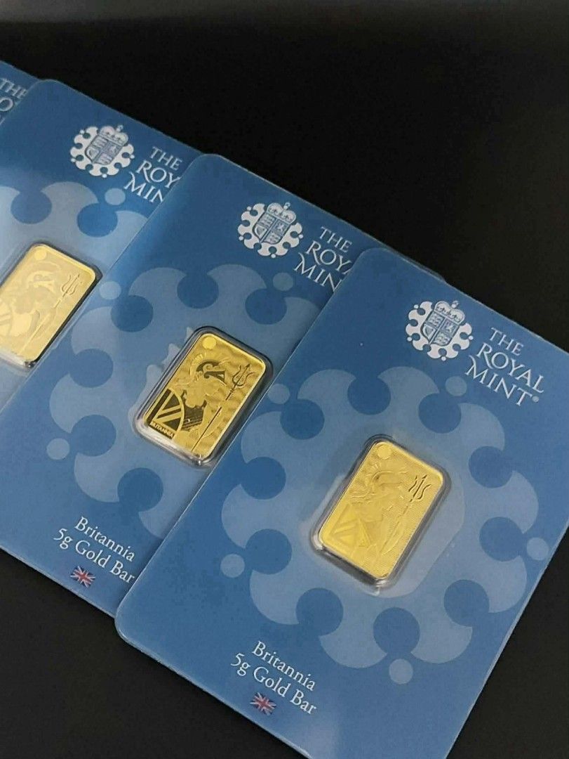 24k Britania Royal Mint Gold bar (Category: Precious Stones) located in Manila. Submitted by bhelgoldseller2ndaccount (Listing ID 1440407722, Image 1). Description: 1-2 grams- 11400 per gram 5-20grams - 11,200 per gram.