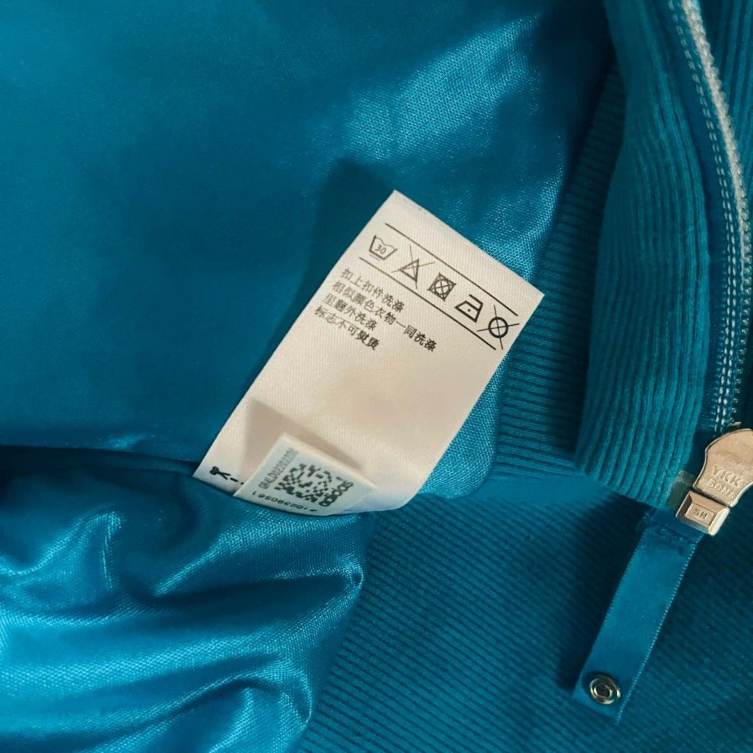 Adidas Velour Track Jacket Teal Blue (Category: Coats, Jackets and Outerwear) located in Bulacan. Submitted by fenph2021 (Listing ID 1440499904, Image 3). Description: - Cool teal blue Adidas velour jacket - Zip-up front with two button pockets - Ribbed cuffs and hem - Soft and comfy material s-L - Great for casual wear or light workouts - Size L - Check photos for details velvet.