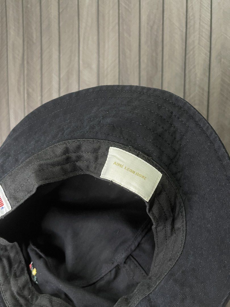 Aime Leon Dore Velour Crest Bucket Hat Black (Category: Caps & Hats) located in Santa Cruz. Submitted by hongkongmarketph (Listing ID 1440521490, Image 3). Description: Aime Leon Dore Velour Crest Bucket Hat Black excellent condition no issue one size fits all.