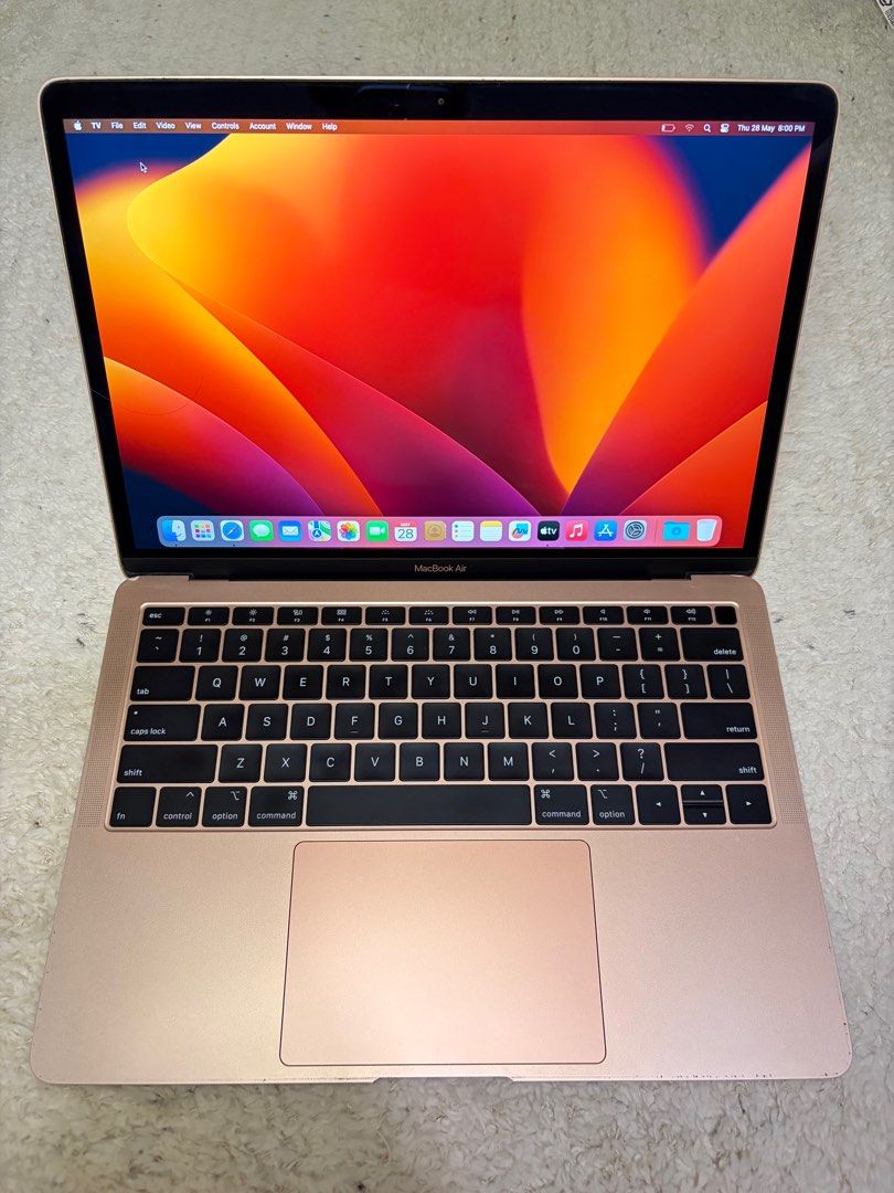 Apple MacBook Air (Retina, 13-inch, 2018) – Rose Gold, Intel