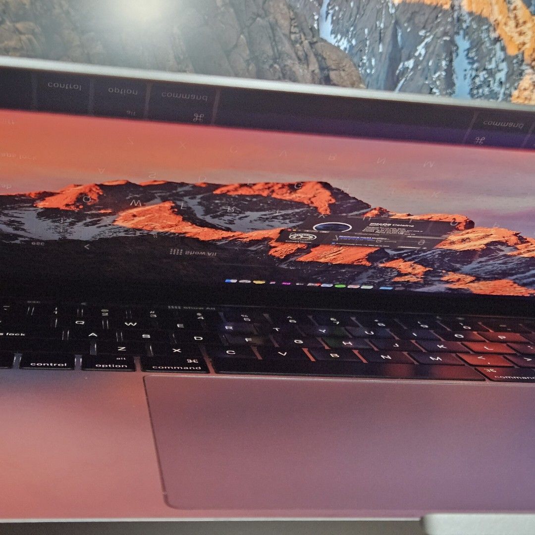 Apple MacBook Pro 15-inch A1707 2016 i7 512gb (Category: Laptops & Notebooks) located in Muntinlupa City. Submitted by a.mnl (Listing ID 1440436255, Image 2). Description: great for home CPU desktop set-up, plug into external monitor, bluetooth or wired keyboard & mouse, speakers A1707 15-inch 2016 model ✅️ keyboard ✅️ touchpad ✅️ touchbar with touch id ✅️ led display ✅️ 512gb memory ✅️ i7 ✅️ 16gb ✅️ upgraded to macOS Monterey Issues, due for rep